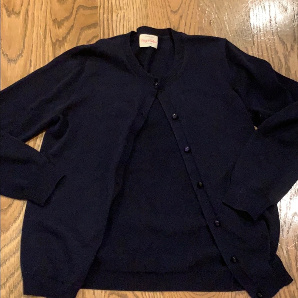 Black cardigan
